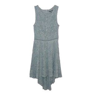 🆕 $139 CITY STUDIO lace cocktail dress, sparkle gray SIZE 5